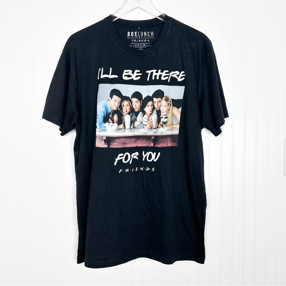 FRIENDS “I’LL‎ BE THERE FOR YOU” BOXLUNCH BLACK TEE LARGE